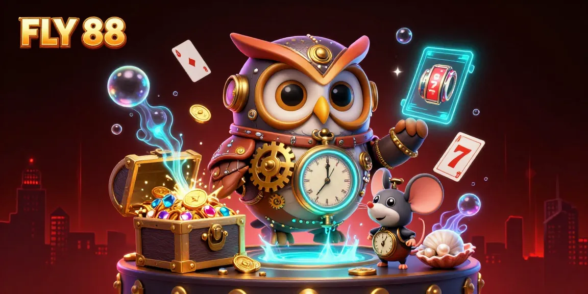 Experience the thrill of FLY 88 as it features enchanting casino elements, showcasing excitement and winning potential.