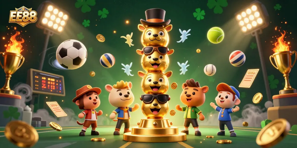 Experience thrilling gaming excitement at EE88 with dynamic sports elements and engaging casino visuals.
