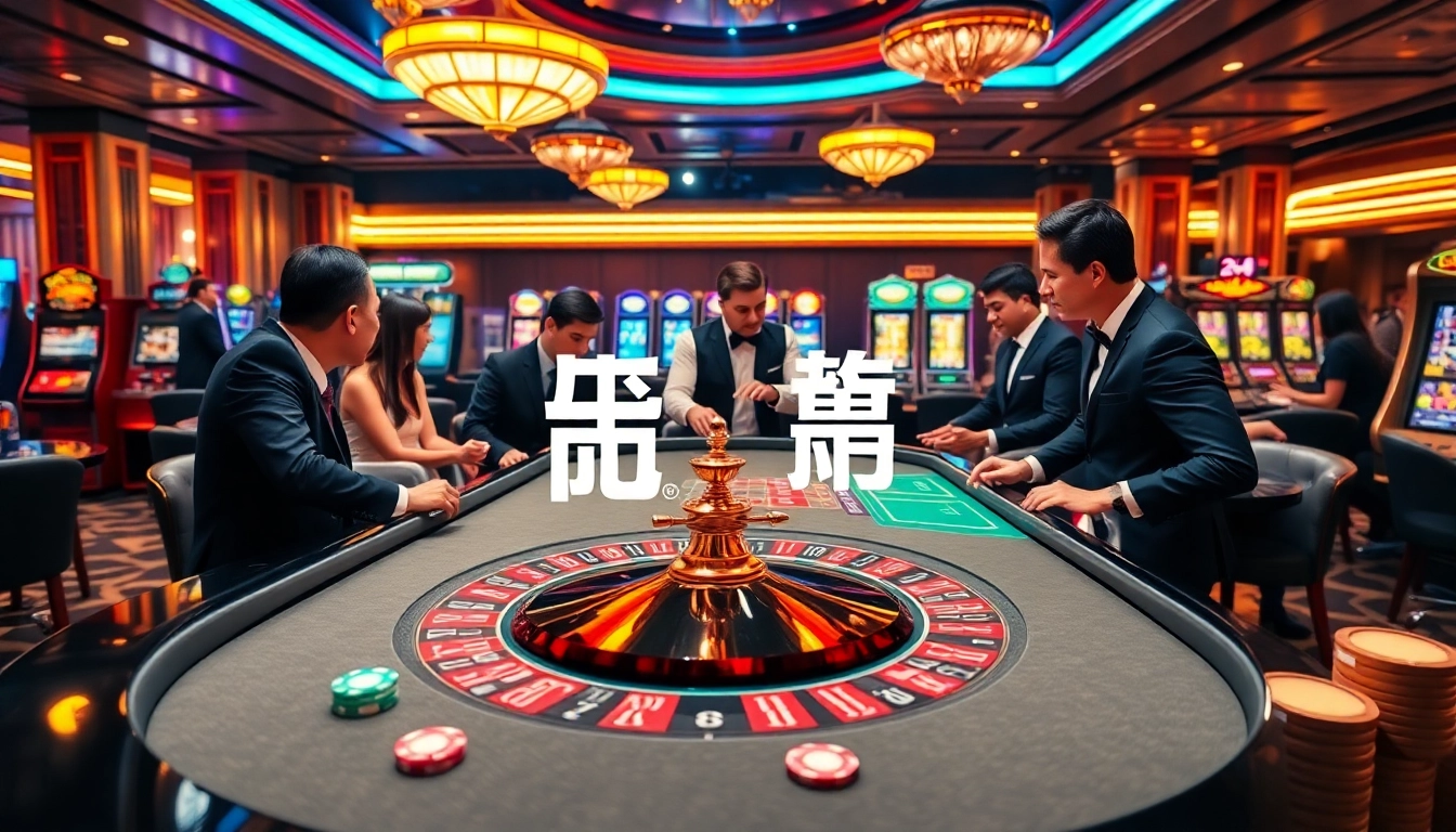 Experience thrilling gameplay at 壹發娛樂 with vibrant casino tables and engaging players.