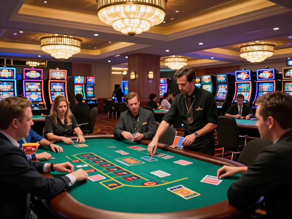 Experience strategic gameplay and vibrant atmosphere at CM88 COM casino floor.
