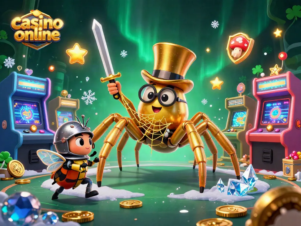 Gioca ai migliori casino online con bonus e divertiti con questa colorata illustrazione 3D.