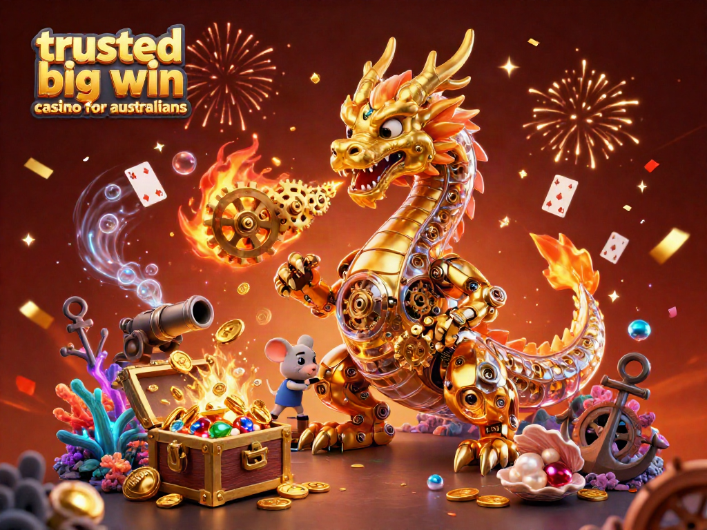 Explore the excitement at a trusted big win casino for australians with gold coins and dragon magic.