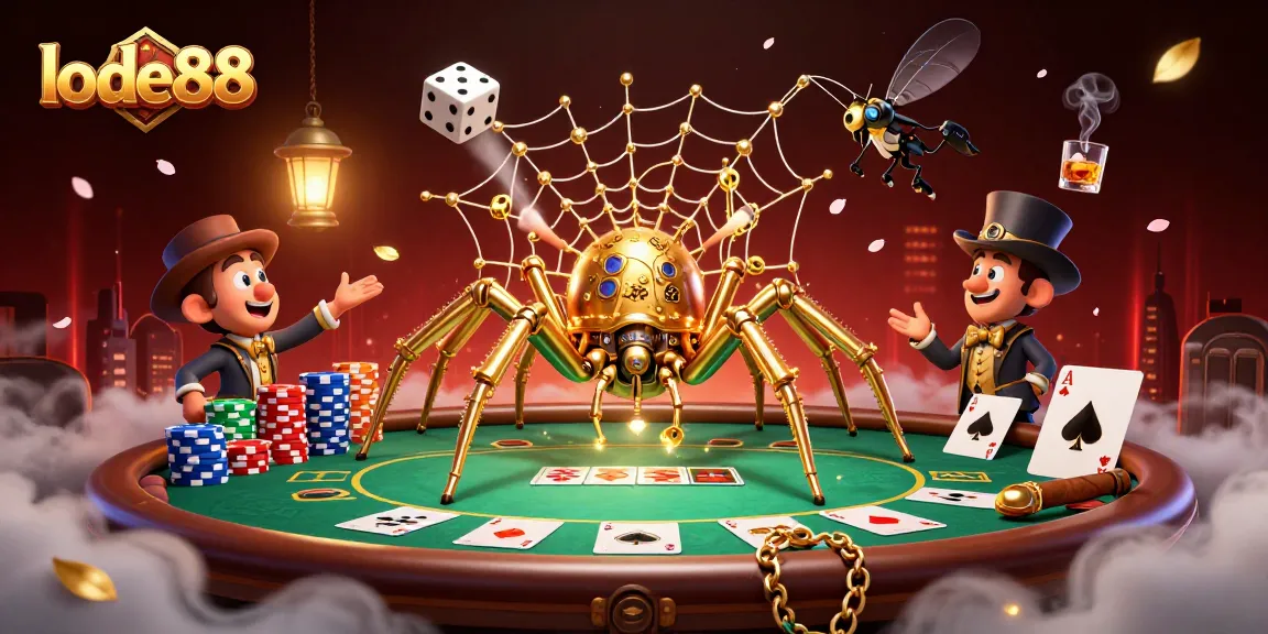 Experience thrilling gameplay at lode88 with a vibrant steampunk casino scene!
