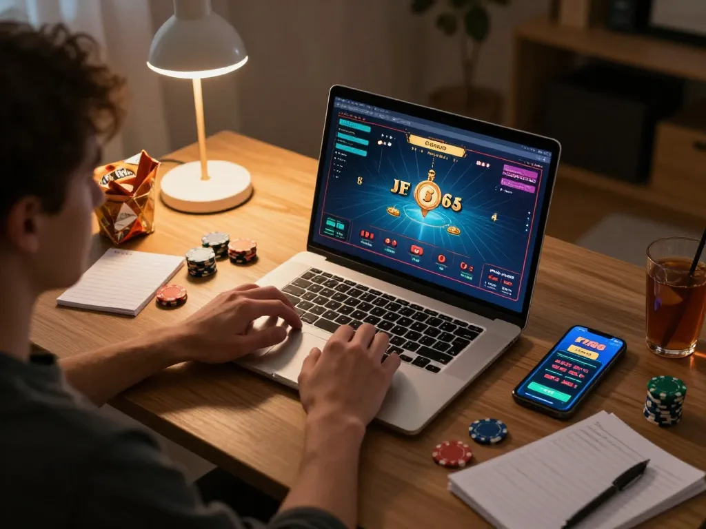 Player enjoying a live game on the F168 app, creating a strategic online gambling environment
