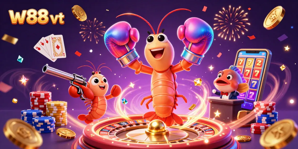Cảnh tượng sôi động tại W88 VT với các trò chơi casino hấp dẫn và cơ hội chiến thắng lớn.