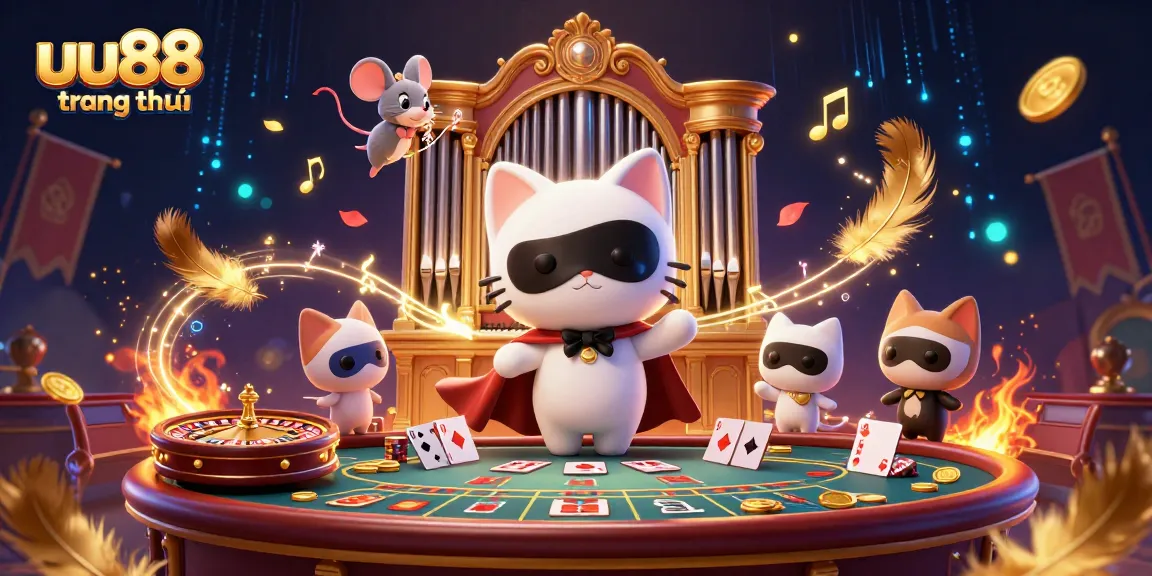 Experience thrilling vibes at uu88 trang chủ with unique casino elements and vibrant characters.