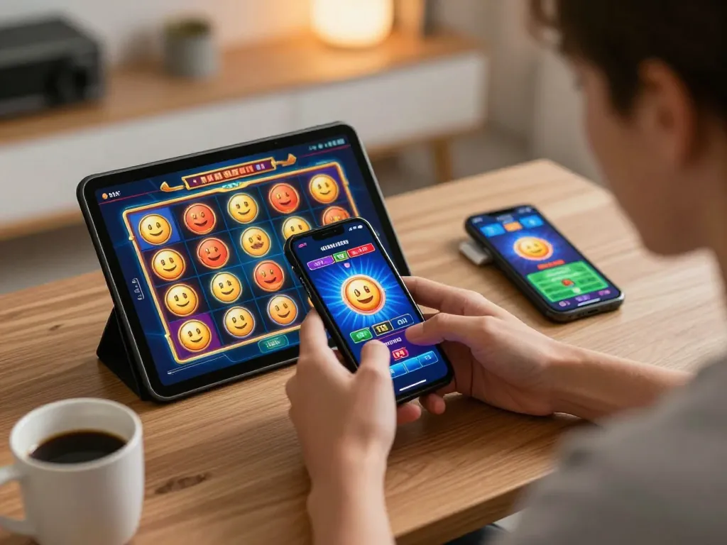 Engaging with FUN 79 mobile casino app featuring exciting gameplay and vibrant graphics