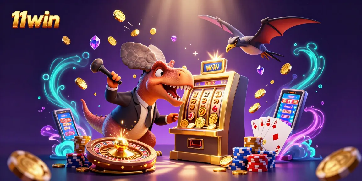 Experience 11win's thrilling jackpot scenes with animated characters in a vibrant casino atmosphere.