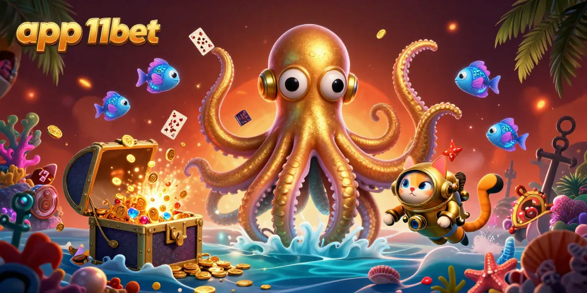 Experience exciting games with the app 11bet, featuring vibrant 3D characters and dynamic casino elements.