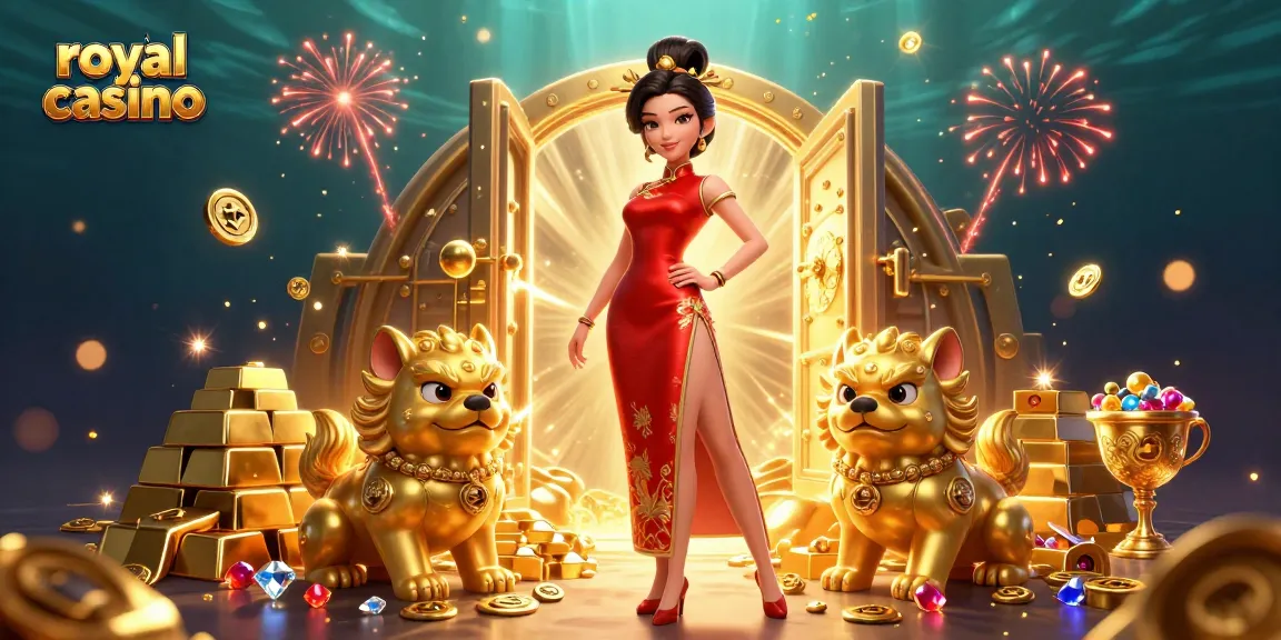 Experience the excitement of royal casino with dazzling treasures and enchanting characters.