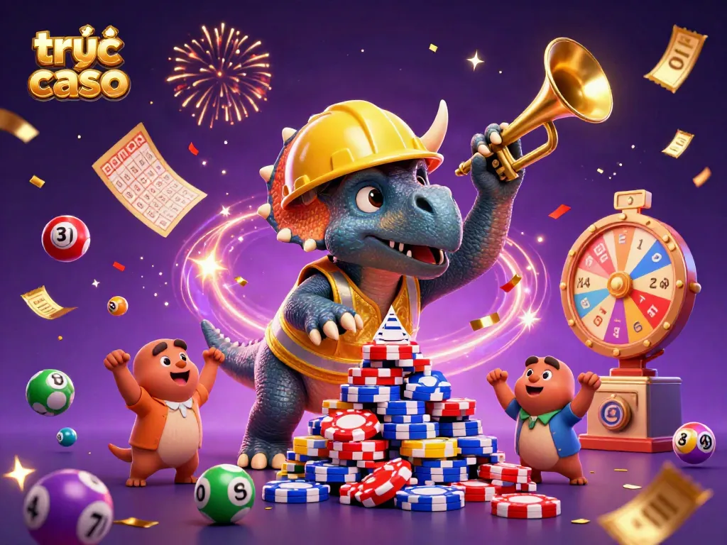 Khám phá trực tuyến casino với triceratops xây dựng chip poker và nhiều trò chơi thú vị
