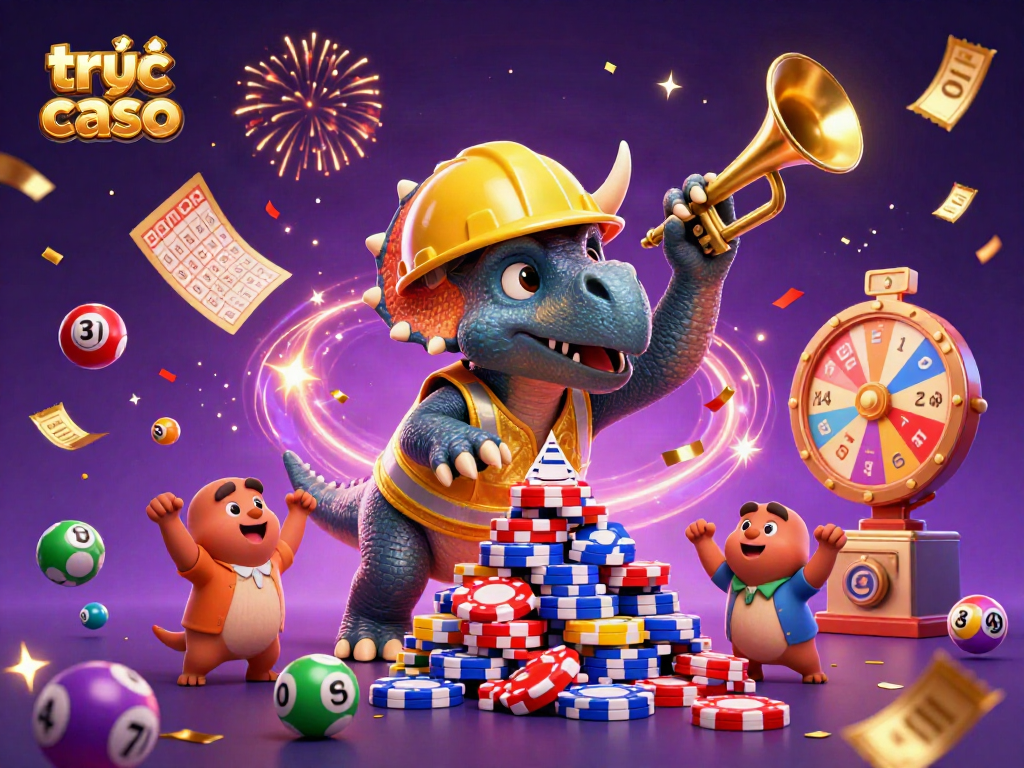 Khám phá trực tuyến casino với triceratops xây dựng chip poker và nhiều trò chơi thú vị