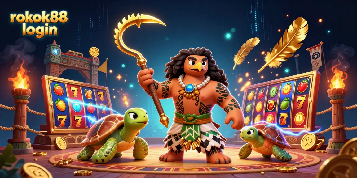 Engage with rokok88 login to experience exciting online slot gameplay with vibrant characters and elements.