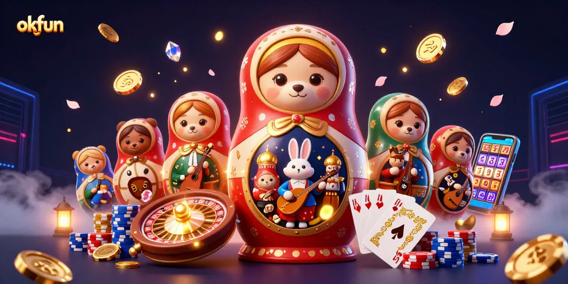 Engage in thrilling gambling action at okfun with dynamic casino elements and vibrant characters.