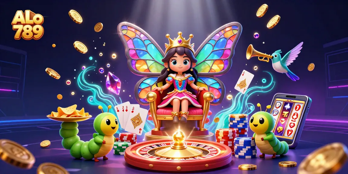 Experience the thrilling world of ALo 789's casino games with vibrant characters and dazzling graphics.