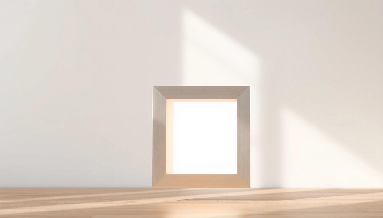 Illuminate your space with a sleek square light fixture, showcasing modern design and elegance.
