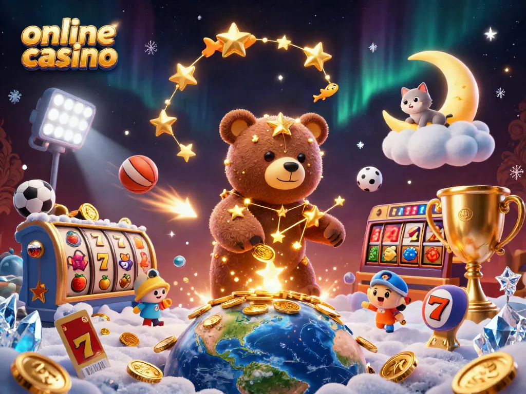 Juega en un casino online disfrutando de una emocionante combinación de juegos de tragamonedas y símbolos de suerte.