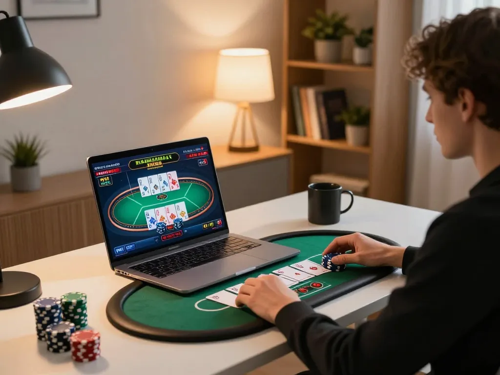 Engaging gaming session on SC88 platform showcasing an online poker interface