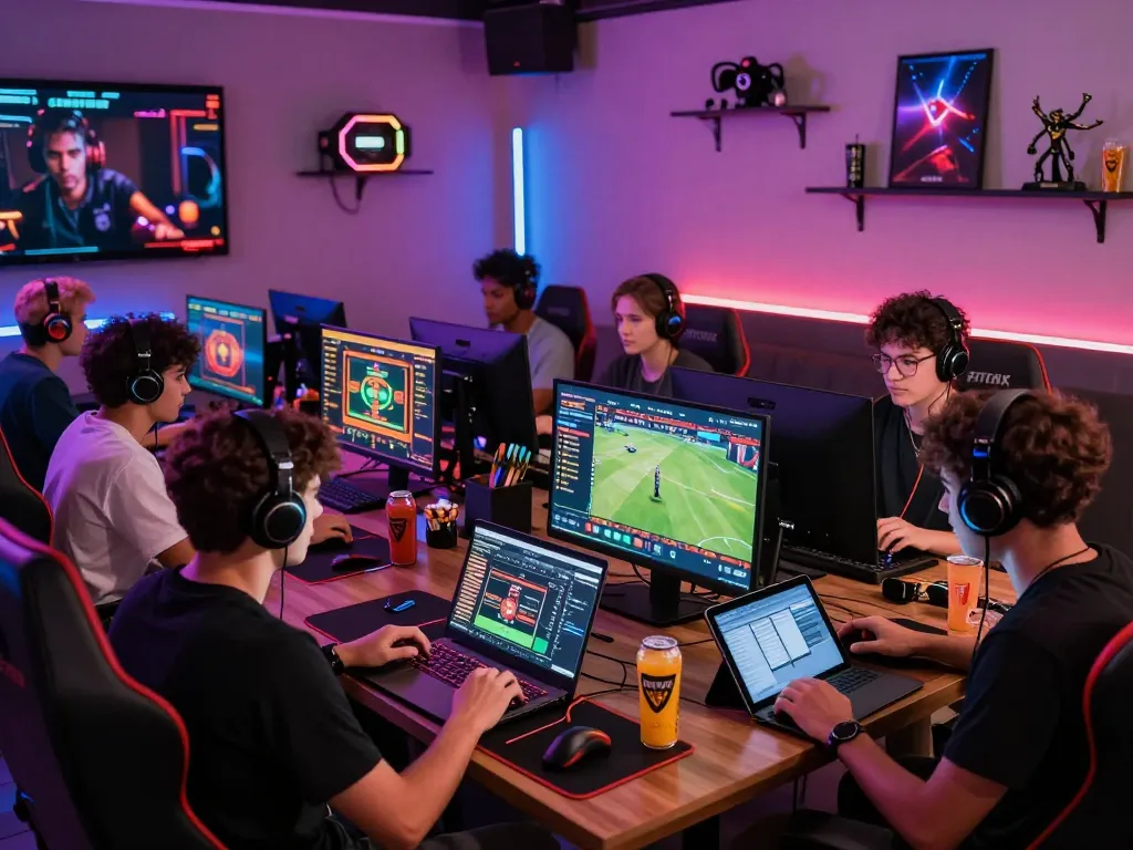 go88 gaming scene with players enjoying diverse casino games and sports betting in a vibrant atmosphere