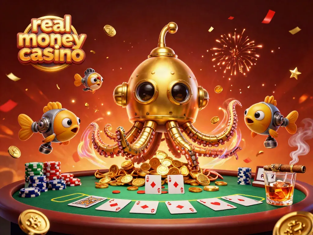 Experience thrilling action at a real money casino with festive visuals and playful characters!
