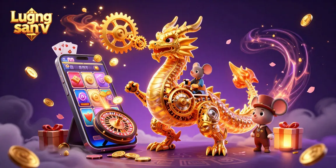 Lương sơn TV delivers thrilling action with a golden dragon and vibrant casino elements.