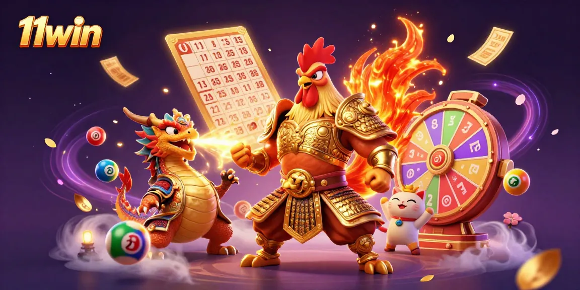 Experience thrilling casino moments with 11win's colorful characters and dynamic elements.
