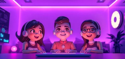 Engaging AI character chat interaction showcasing porn chat ai in a modern, inviting virtual space.