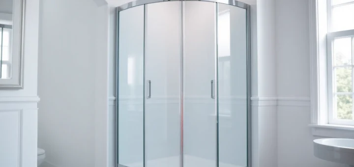 Erleben Sie die Eleganz der duschkabine 80x80 eckeinstieg in einem modernen Badezimmer.