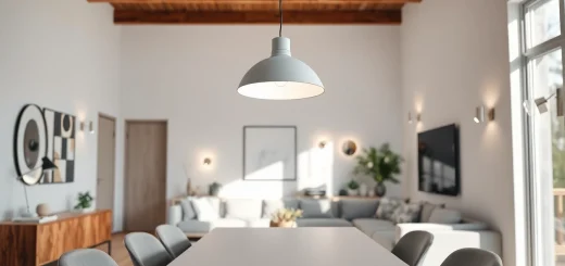 Shop ModernLighting with elegant fixtures illuminating a stylish contemporary living room.